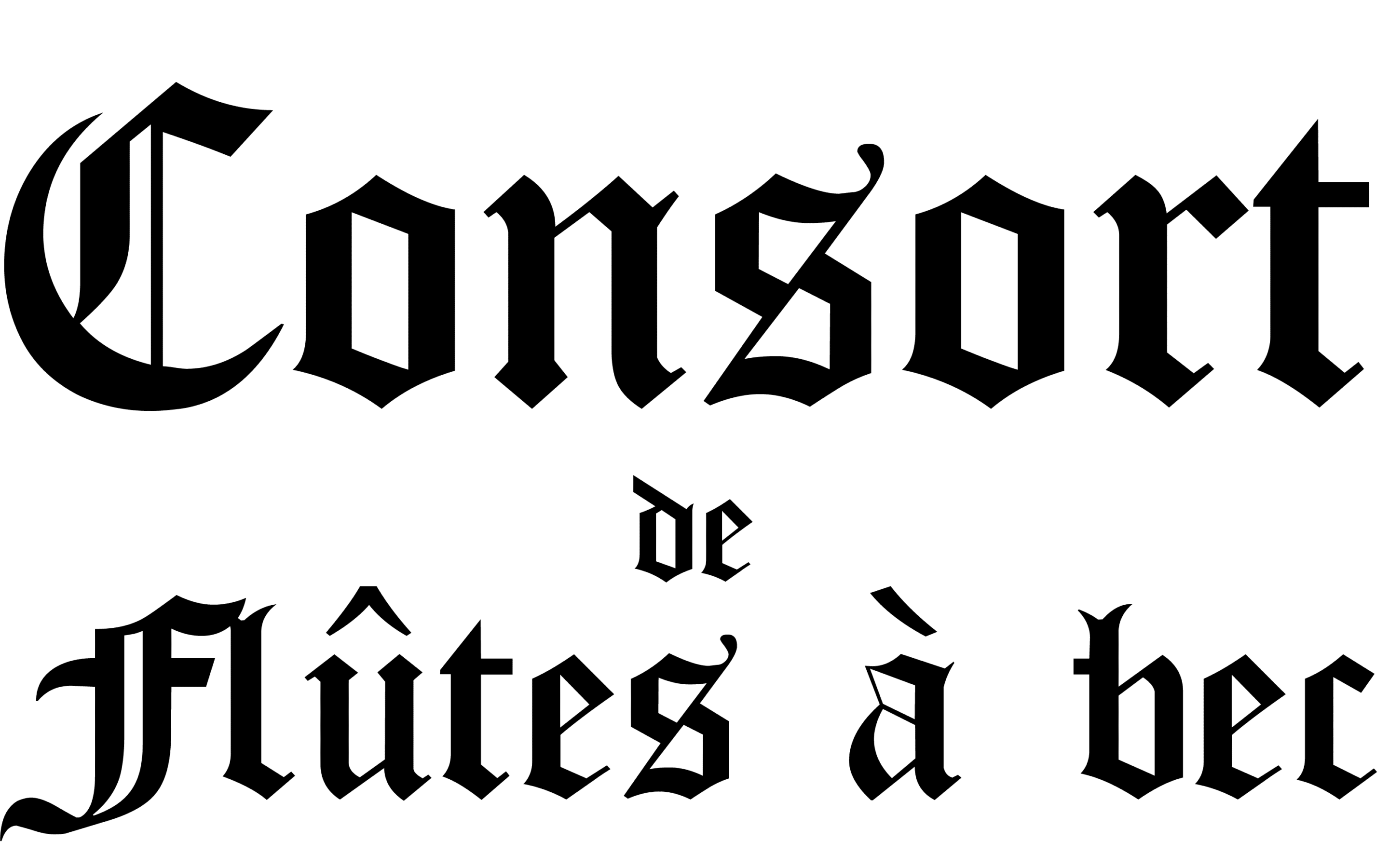 Consort de Flûtes à bec