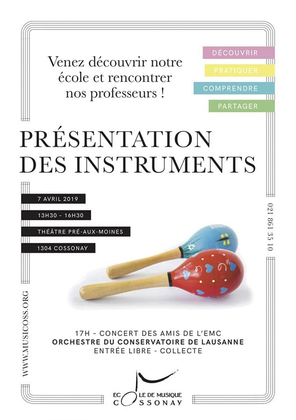 Présentation des instruments